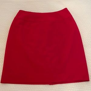 Worthington Red Skirt. Size 4